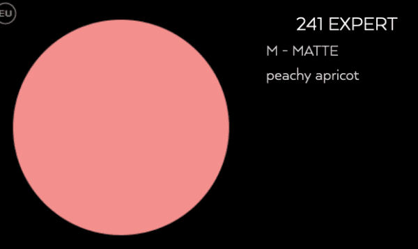 Blusher - 241 EXPERT m matte peachy apricot.
